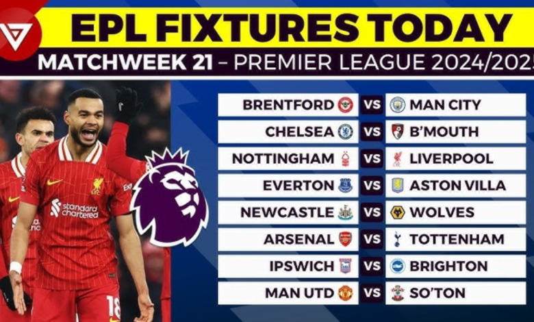 epl schedule